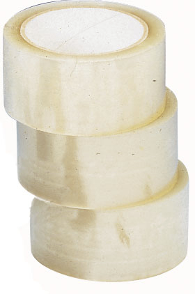 Poly Klebeband, 3 Rollen, Transparent