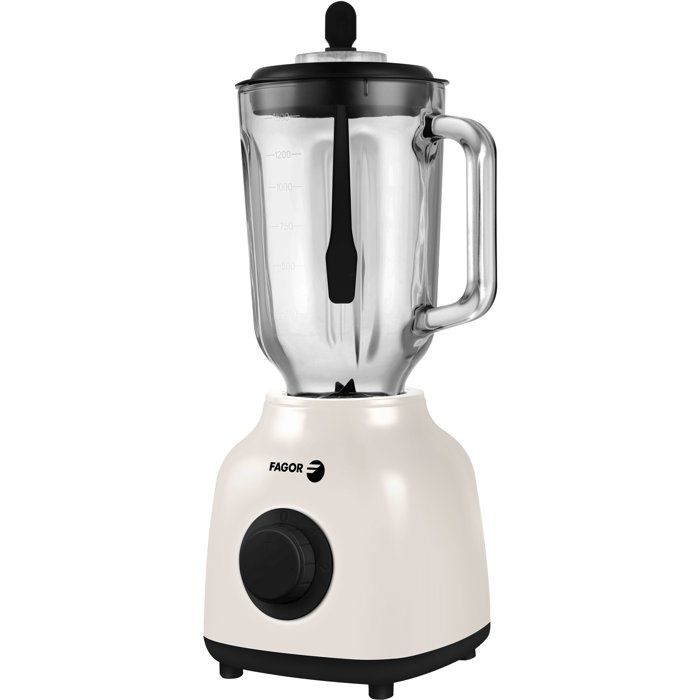Blender 2-in-1 - Fagor - Fgc2160 - 400 W - Messbecher Aus Glas 1,5 L - Creme