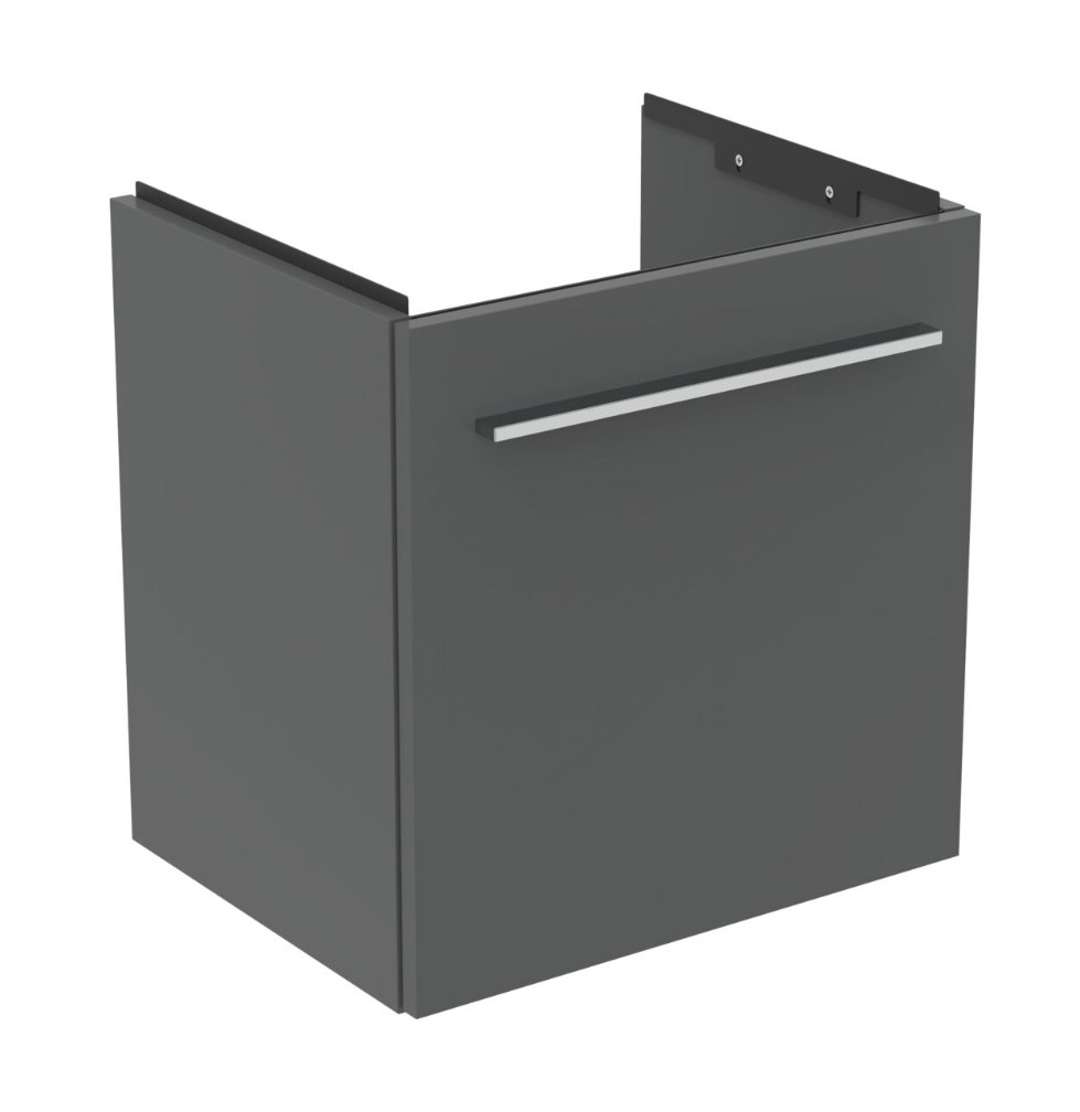 Ideal Standard I.life S - Waschtischunterschrank, 43x44x34 Cm, 1 Schublade, Grau Matt Quarz T6848ng