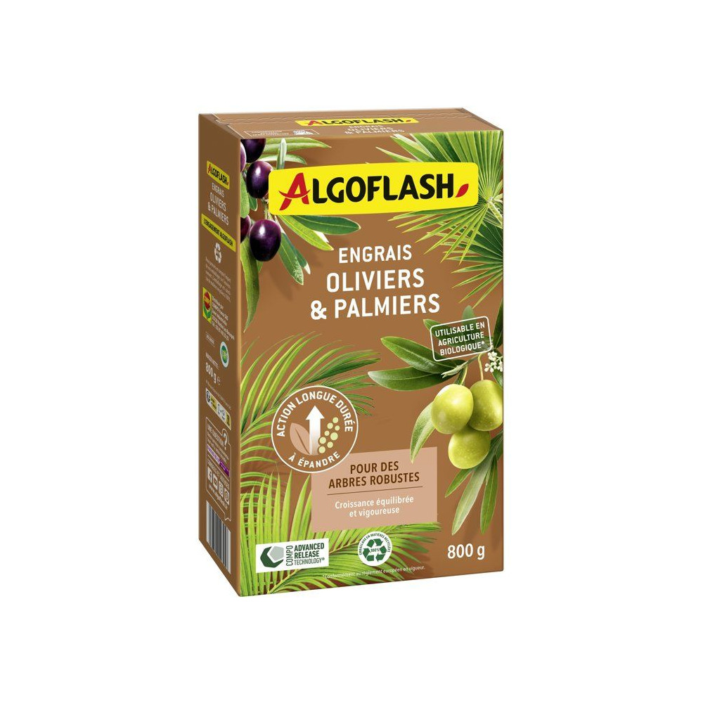 Palmdünger - Algoflash - Olivenbäume & Palmen - 800 G - Uab