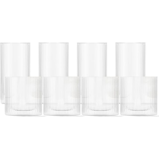 Bar-set - Bodum - Douro - 4 Whiskygläser 0,3 L + 4 Gin & Tonic Gläser 0,28 L - Doppelte Wand