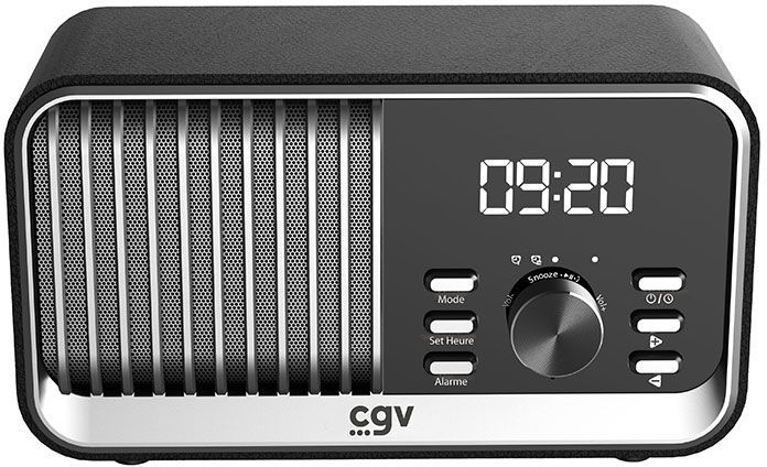 Tragbares Fm-radio - Cvg - Bebop Fm - Bluetooth - Eingebaute Batterie - Schwarz