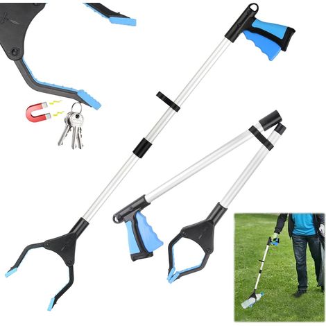 81 Cm Langer Magnetischer Teleskopgreifer Mit Einziehbarem Greifmechanismus – Geeignet Für Menschen Mit Behinderungen – Zum Aufheben Von Gegenständen.