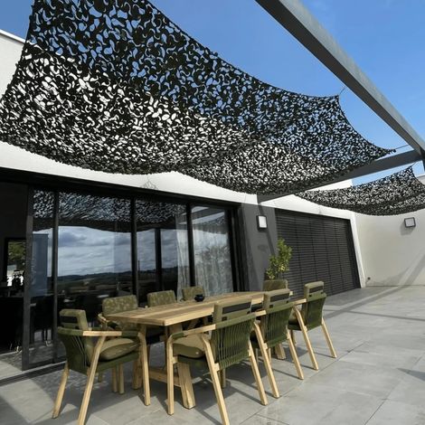 Hochwertiges, Verstärktes Grünes Tarnnetz Im Militärstil, Sonnenschutz & Uv-beständiges Sonnensegel Für Terrasse, Pergola, Garten, Jagd, Airsoft, Strapazierfähiger Dekorativer Vorhang