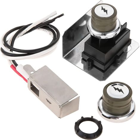 Elektronisches Gaszündset Als Ersatz Für Weber 91360 Spirit E-310, E-320 200, E-210, Spirit 300 Und Andere Gasgrills (2009-2012) Mit Seitlichem Bedienfeld (2 Ausgänge)