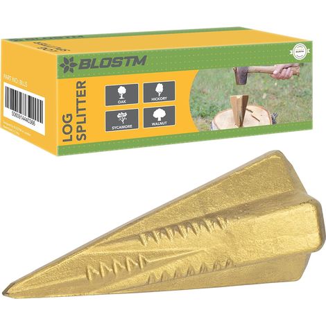Manueller Holzspaltkeil - 1,8 Kg Holzspalter Merlin - Robust - Geeignet Für Kleine Und Große Holzscheite