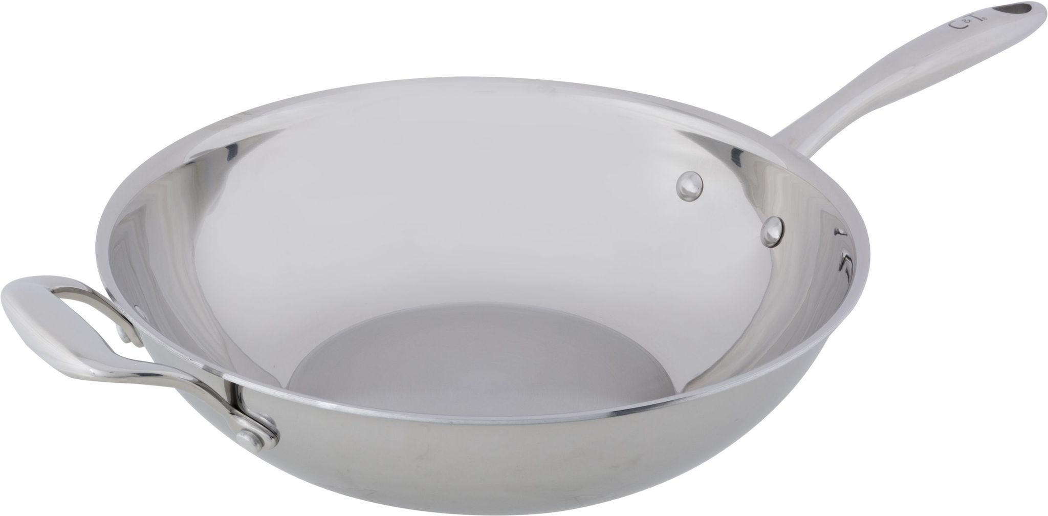 Wok - Gemütlich & Modern - Klassisch - Edelstahl - Ø30 Cm - Für Alle Herdarten Einschließlich Induktion