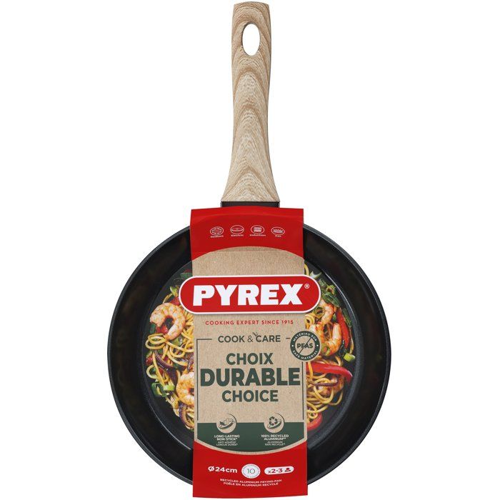 Pfanne - Pyrex - Cook & Care - 24 Cm - Antihaft - Induktion - Ohne Pfas