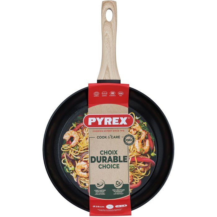 Pfanne - Pyrex - Cook & Care - 28 Cm - Antihaft - Induktion - Ohne Pfas