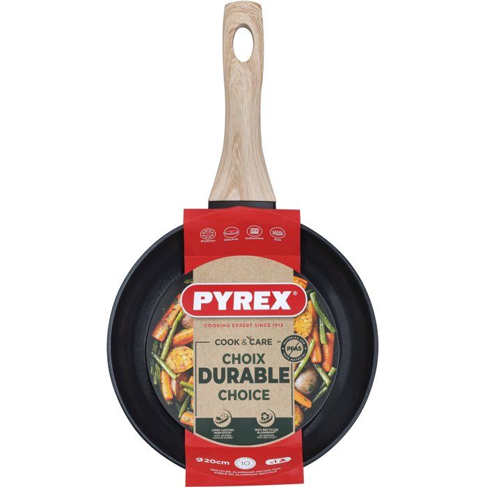 Pfanne - Pyrex - Cook & Care - 20 Cm - Antihaft - Induktion - Ohne Pfas