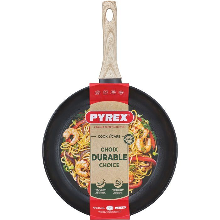 Pfanne - Pyrex - Cook & Care - 30 Cm - Antihaft - Induktion - Ohne Pfas