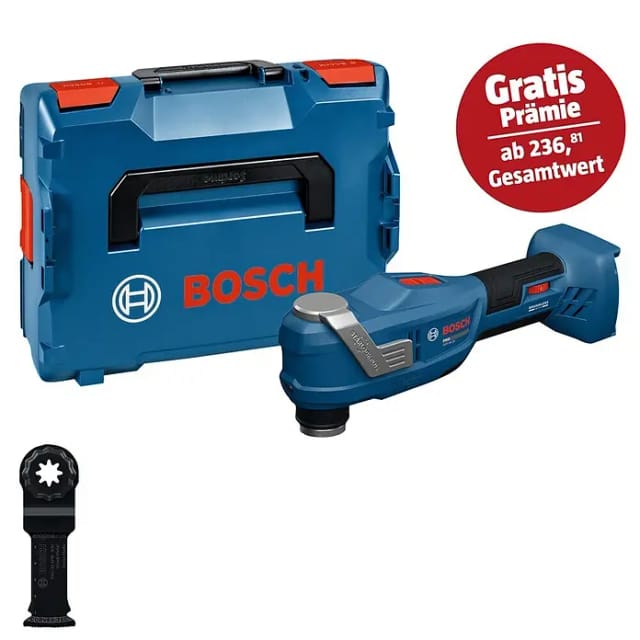 Bosch Professional Bosch Akku-Multifunktionswerkzeug GOP18V-30, inc. Zubehör, L-BOXX