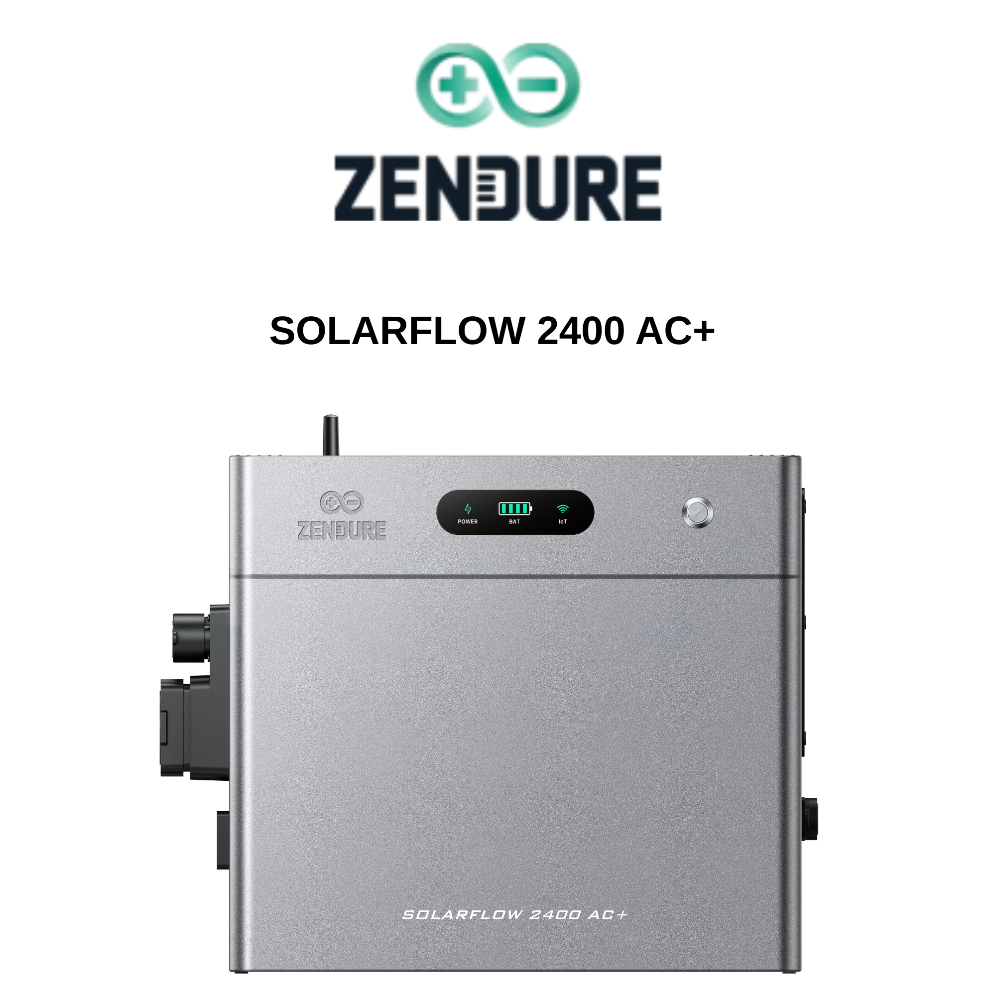 Zendure Solarflow 2400ac+, 2,4kwh Ac-gekoppeltes Speicher Für Balkonkraftwerk