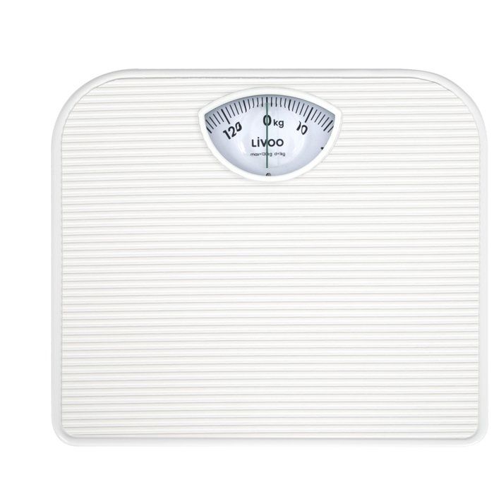 Mechanische Personenwaage - Livoo - Dom491 - Ohne Batterien - Tragfähigkeit 130 Kg - Rutschfeste Plattform