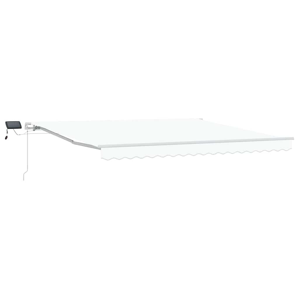 Maison Exclusive - Ausziehbare Markise Mit Solar-led