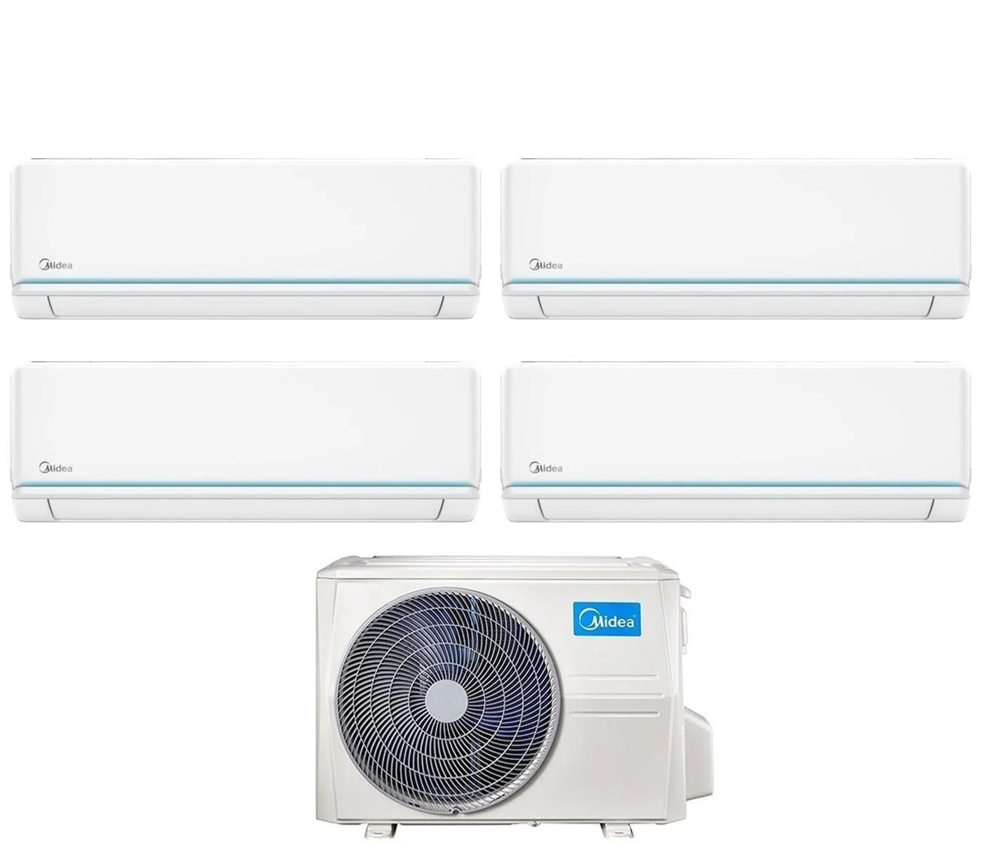 Klimaanlage Midea Quadri Split Inverter Weiß 9000 Bis 12000 Btu