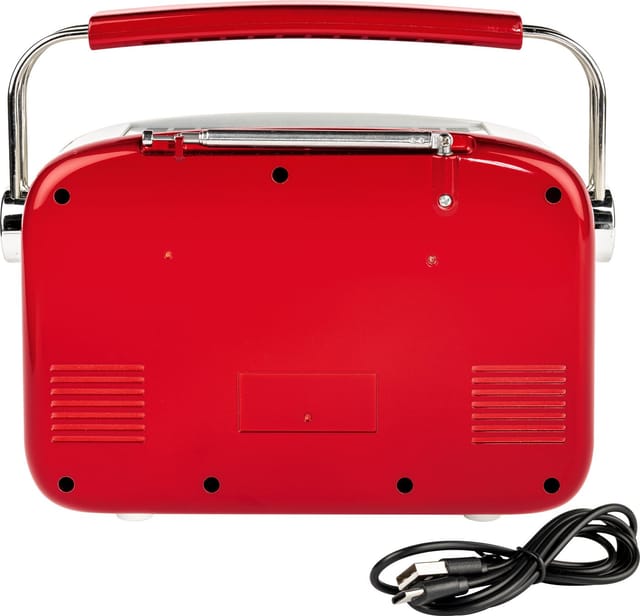 Thomson Radio Bluetooth Solarrot - Fm, Bluetooth 5.4, Batterie 1300 Mah, Usb-c, 3,5 Mm Eingang