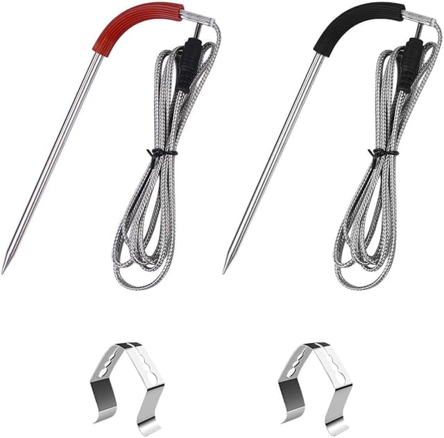 Set Mit 2 Ersatz-grillfühlern, Kompatibel Mit Weber Gas- Und Rauchthermometern