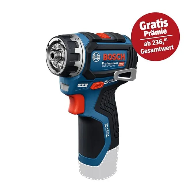 Bosch Professional Bosch Akku-Bohrschrauber GSR 12V-32 FC, Karton