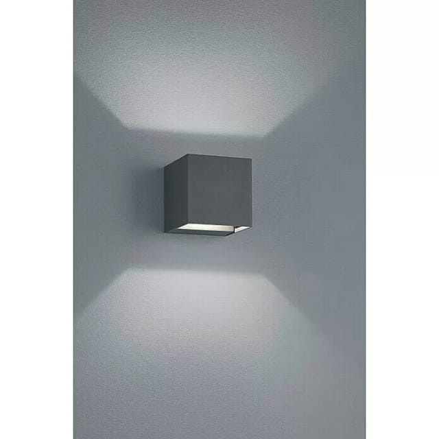 Trio - Leuchten led Außen-Wandleuchte Adaja anthrazit Up- & Downlight Wandleuchte