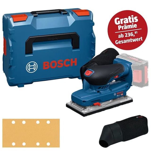 Bosch Akku-Schwingschleifer GSS 18V-18 ohne Akku und Ladegerät n L-BOXX