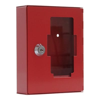 FP - Notschlüsselkasten ns 1 H150xB120xT38 mm rot Stahl Anzahl Haken 1
