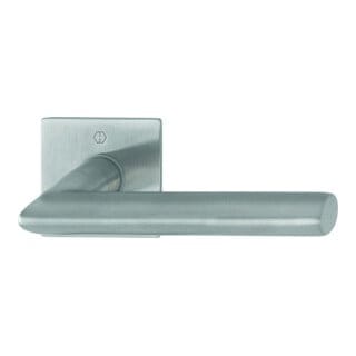 Rottner - Türdrückerpaar Stockholm E1140Z/848N Edelstahl F69 mit Drückerrosetten Vierkant 8 mm