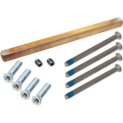 FP - Befestigungsset asl® g/g (Rosette) 59-78 mm M5 x 65 Vierkant 8 x 135 mm