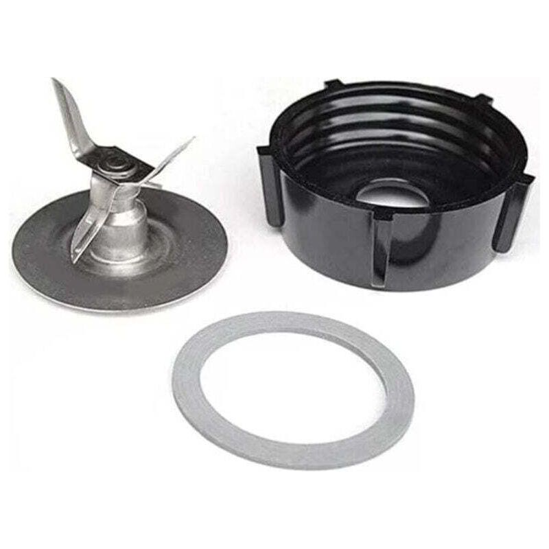 Oster Blender Ersatzmesser Mit Gummidichtung 4902 (1 X 4-seitiges Messer, Xu, 1 X 6-backen-festdeckel & 1 X Grauer Dichtungsring) - Crezuo