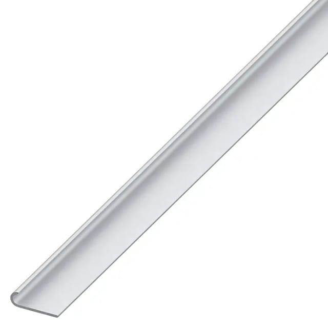 alfer Kantenschutzprofil Aluminium 1 m x 22 mm silber