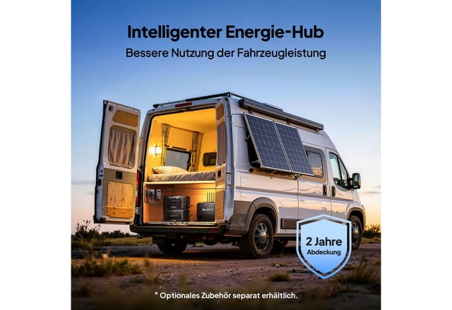 BLUETTI Charger 2 1200W – Dualer DC-Lader für Lichtmaschine & Solar