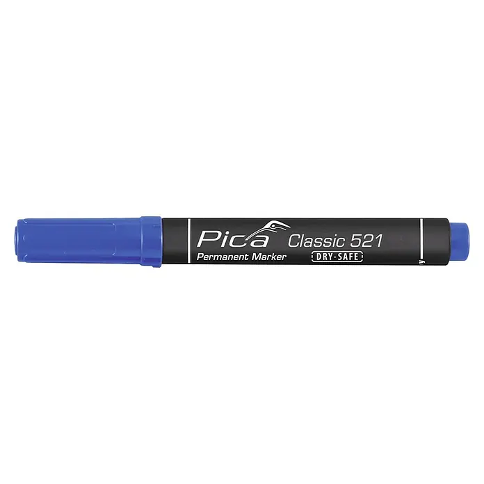 Permanent Marker 2-6mm mit Keilspitze Blau - Pica