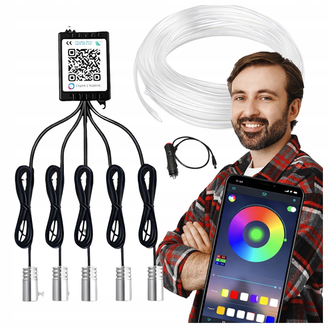 Led-rgb-autobeleuchtung: App + Anleitung