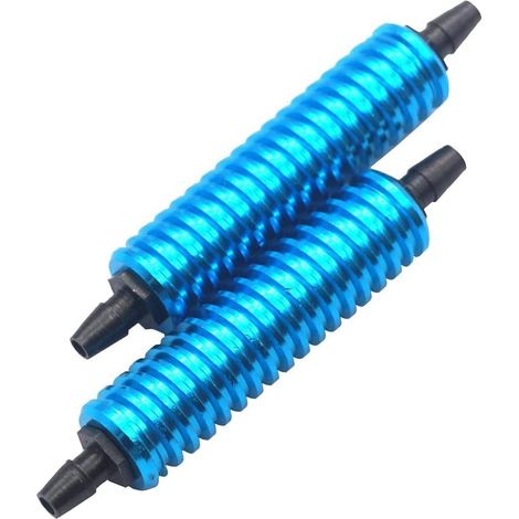 2er-pack Aluminium-kraftstofftank-luftkühler Mit Gegendruck Für Rc-cars, Passend Für Hsp Redcta Axial 1/8 Und 1/10 Nitro-motoren Und Fernsteuerungszubehör