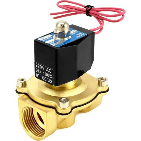 220-v-magnetventil, 1"g, Messing, Für Diesel, Wasser Und Luft, Dn25