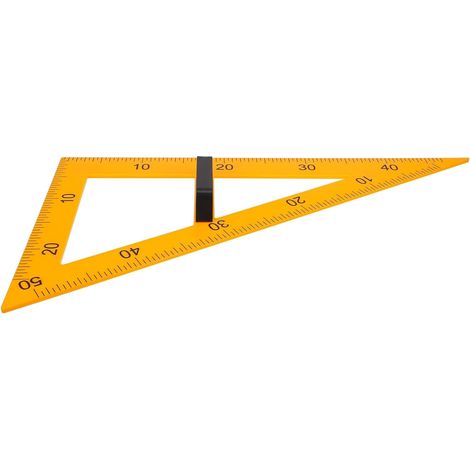 Lehrmittel: 60° Gelbes 40 Cm Gelbes Dreieckiges Magnetlineal Aus Kunststoff Für Tafeln Und Whiteboards Für Lehrer