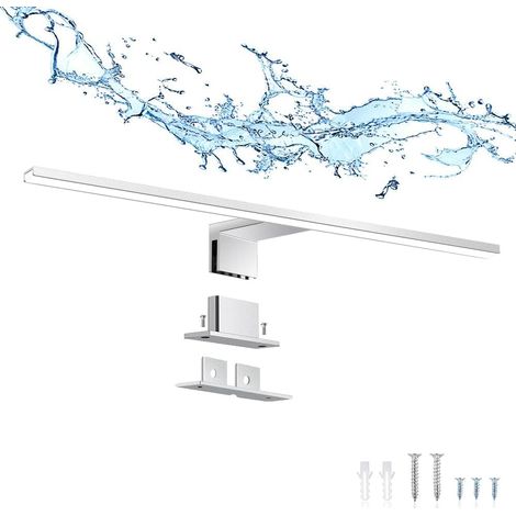 Badezimmer-spiegelleuchte 8w 60cm 680lm, 6000k Kaltweiß, Ip44 Wasserdicht, 230v (600mm) [energieklasse E]