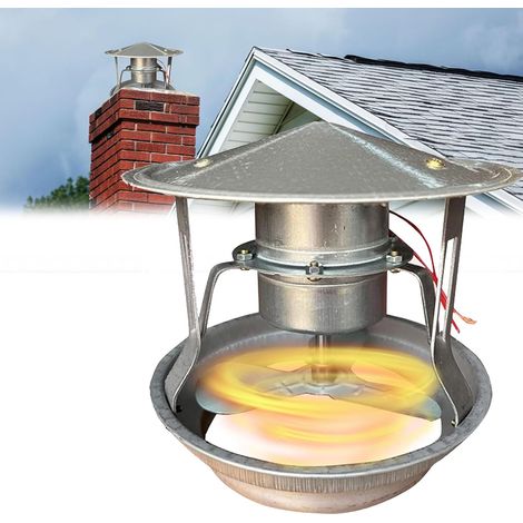 Rauchabzugsventilator, 40 W, Kaminhaubenventilator 12,5–17 Cm, Geräuscharmer Saugventilator Für Kaminrauchmaschinen