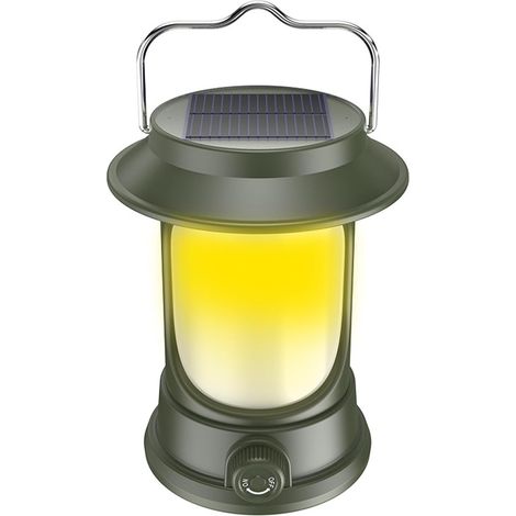 Notlampe Bei Stromausfall, Solarlampe – Tragbare Campinglampe, Wiederaufladbar Und Wasserdicht, Dimmbare Hängeleuchte Für Zelte, 3-in-1-taschenlampe