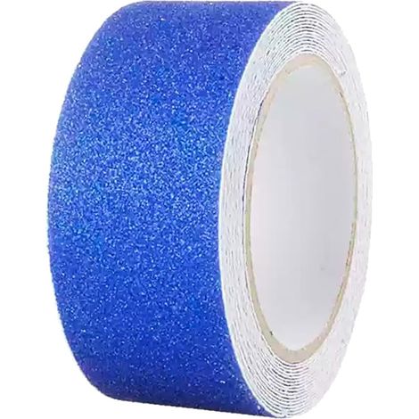 Rutschfestes Klebeband Mit Hoher Haftung, 5 Cm X 5 M - Rutschfester Klebestreifen - Wasserfester, Abriebfester Streifen Für Treppen, Stufen, Für Den Innen- Und Außenbereich (blau)
