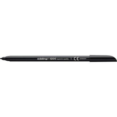 Fasermaler 1200 schwarz Strichbreite 1 mm Rundspitze