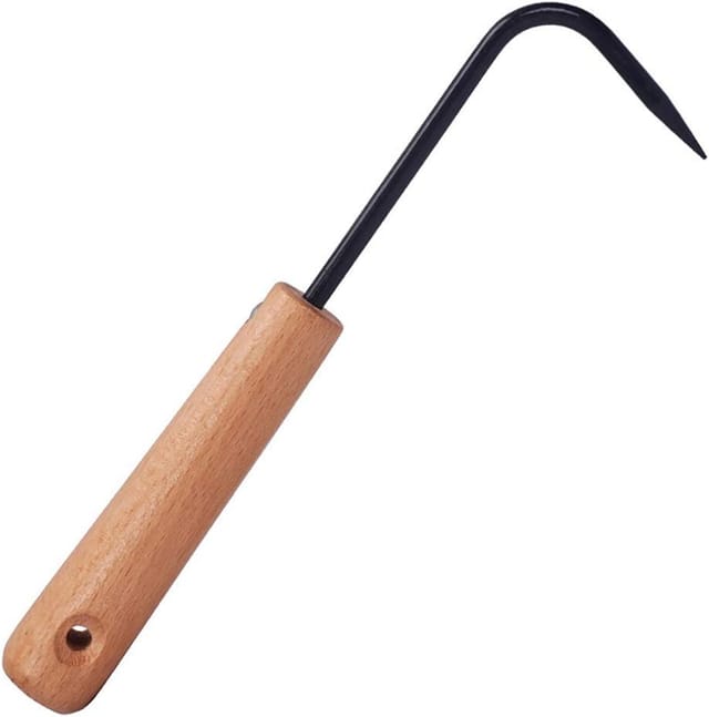 Cesieclefou - Garten-unkrautstecher, Unkrautstecher Mit Griff, Gartengeräte, Rostfreier Grubber Zum Jäten Und Umgraben Von Erde, Einklauenhaken Für Zuhause Und