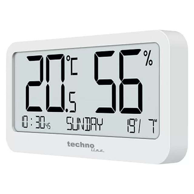 Technoline - Techno Line Techno Line Thermo-Hygrometer WS9455 Thermo-/Hygrometer Weiß WS9455