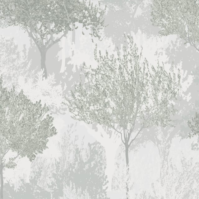 Superfresco Easy - Baumen Grau Vliestapete 10mx52cm