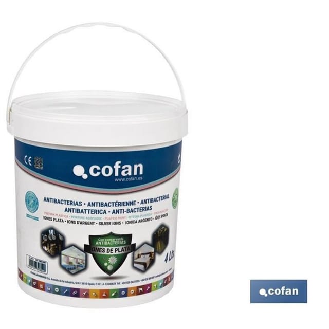 Antibakterielle Kunststofffarbe Silberionen 12 l