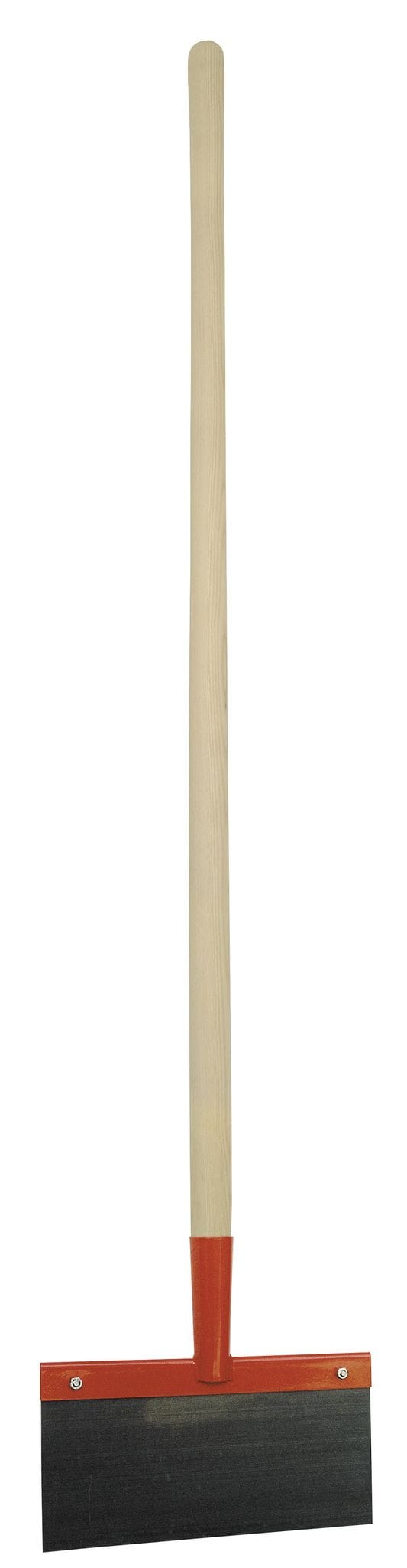 Stoßscharre 30 cm breit mit Stiel, Scharre aus Federstahl 1 mm stark - Kerbl