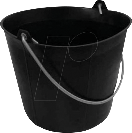 Maurerkübel - 11 Ltr. - kunststoff - schwarz