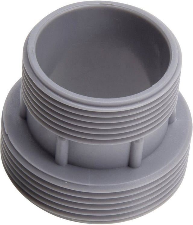 Adapter für intex Pools 2 x 1 1-2 ag grau Adapter für intex Pools 2 Zoll x 1 1/2 Zoll ag - Steinbach