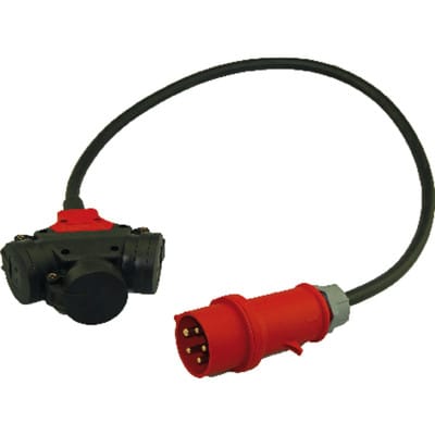 ALTHOFF Dreifach-Verteiler IP44 1m H07RN-F5G2,5 CEE 16A