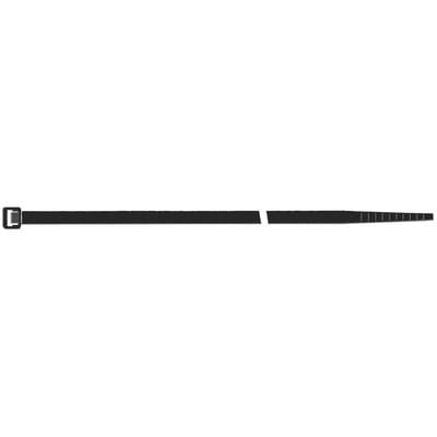 Kabelbinder Pack a 100 St. schwarz uv, 200x4,5mm - Sapiselco